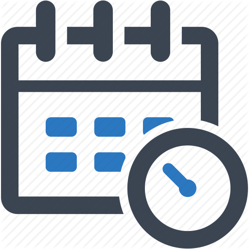 Agenda/Schedule Icon (Blue)