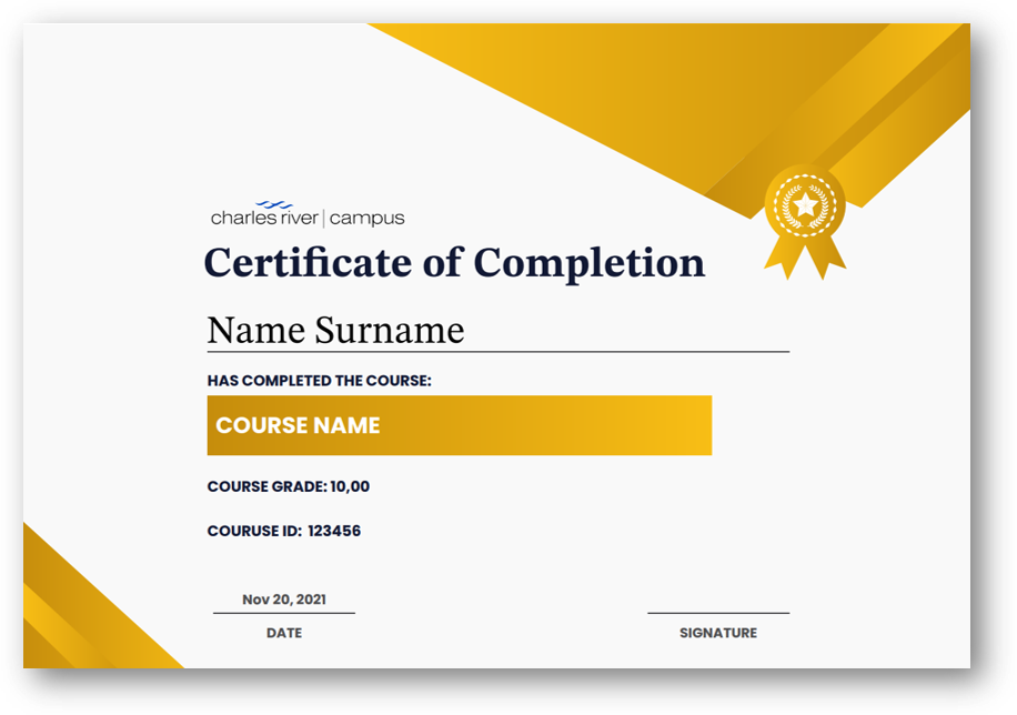 New Certificate Template (Yello)